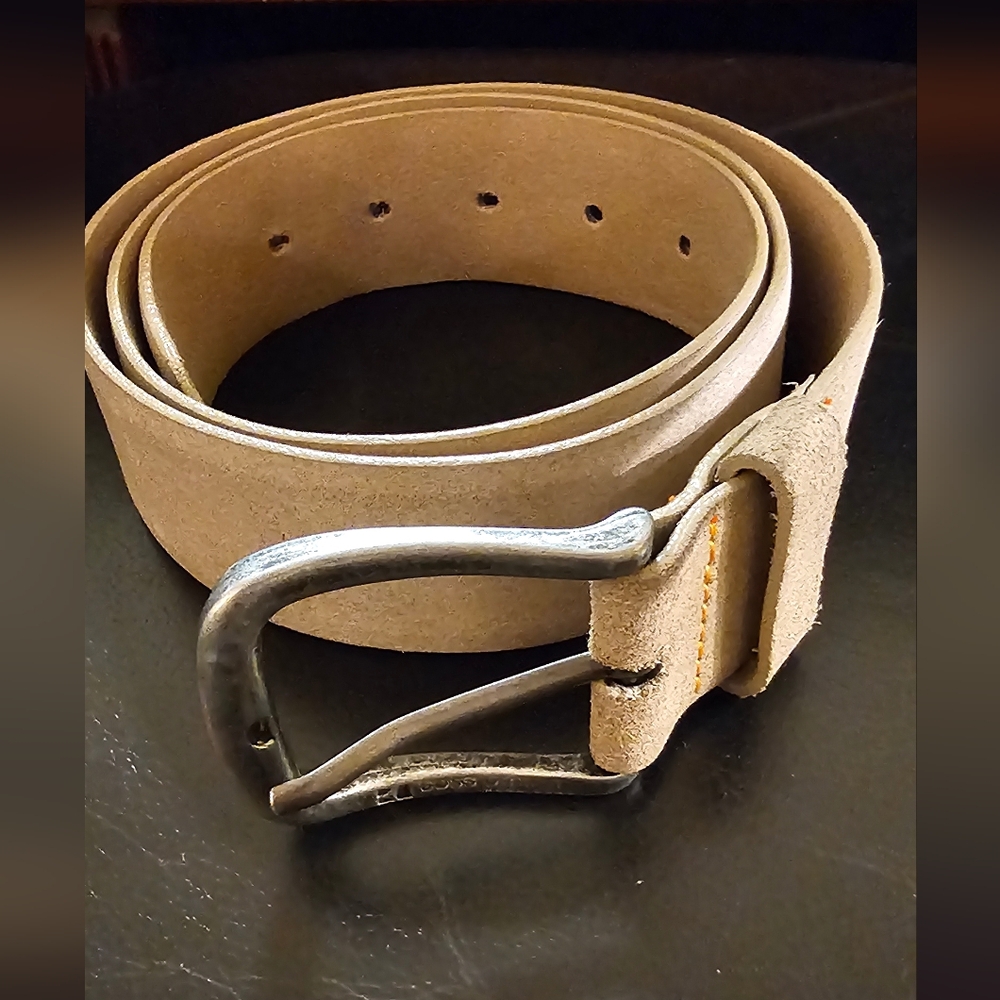 Boss Orange by Hugo Boss Light Beige Suede Belt Classic Design,Sz.100-38